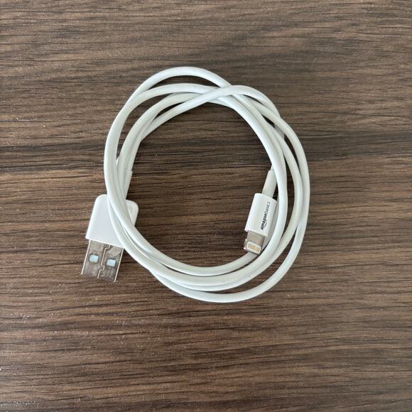 USBA to Lightning Charging Cable - Braided - MFi Certified- 3FT - White - Picture 1 of 1